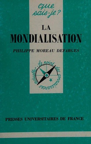 Couverture : La mondialisation