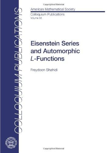 Couverture : Eisenstein series and automorphic L-functions