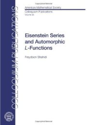 Couverture : Eisenstein series and automorphic L-functions