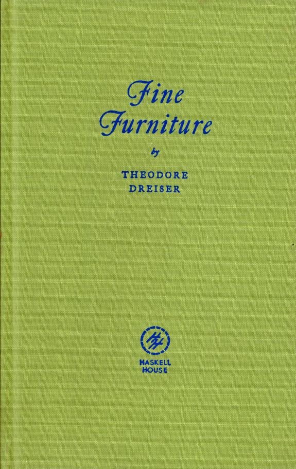 Couverture : Fine furniture