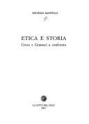 Couverture : Etica e storia
