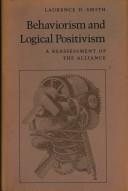 Couverture : Behaviorism and logical positivism