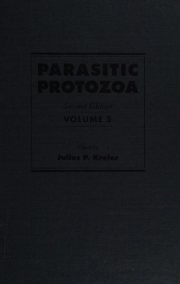 Couverture : Parasitic Protozoa, Volume 5