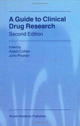 Couverture : A Guide to Clinical Drug Research