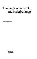 Couverture : Evaluation research and social change