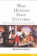 Couverture : Why humans have cultures