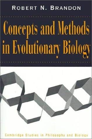 Couverture : Concepts and methods in evolutionary biology