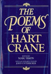 Couverture : The poems of Hart Crane