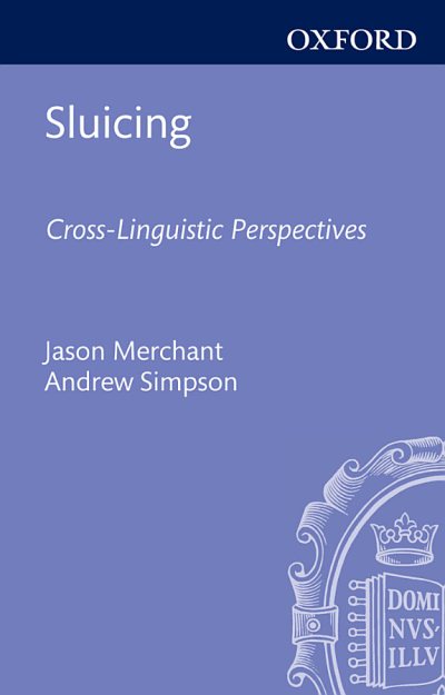 Couverture : Sluicing: Cross-Linguistic Perspectives