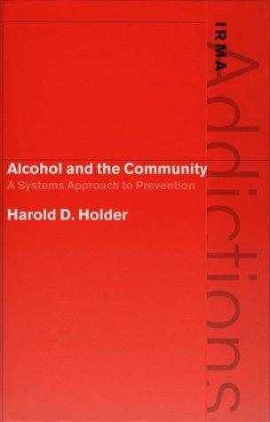Couverture : Alcohol and the community