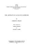 Couverture : The artifacts of Altar de Sacrificios