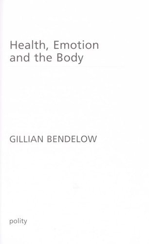 Couverture : Health, emotion, and the body