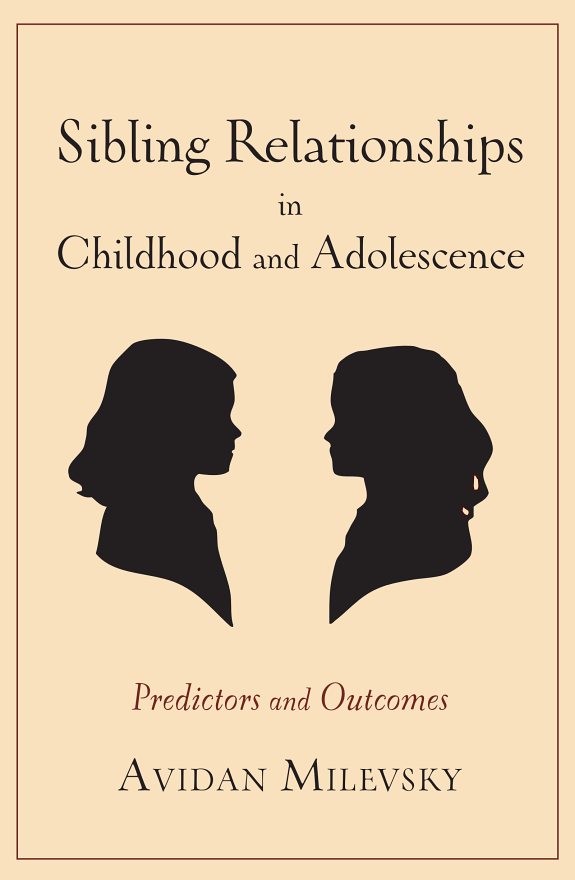 Couverture : Sibling Relationships in Childhood and Adolescence