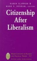 Couverture : Citizenship after liberalism