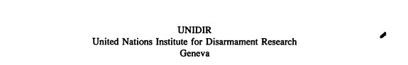 Couverture : Small arms and intra-state conflicts
