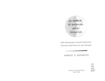 Couverture : The mirror, the window, and the telescope
