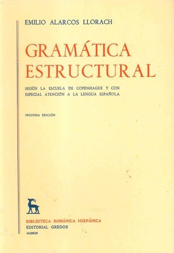 Couverture : Gramática estructural