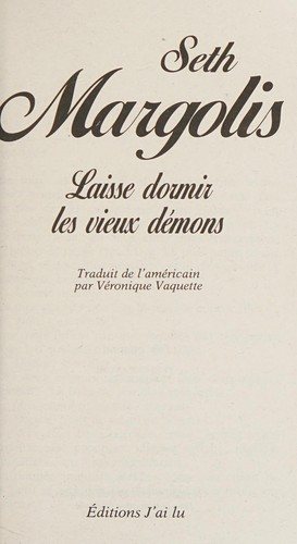 Couverture : Laisse dormir les vieux démons