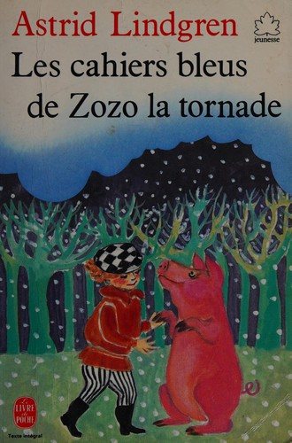 Couverture : Les cahiers bleus de Zozo la tornade