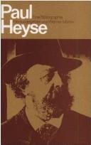 Couverture : Paul Heyse