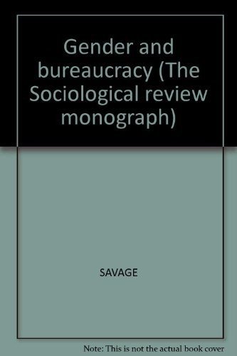 Couverture : Gender and bureaucracy