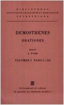 Couverture : Demosthenis orationes