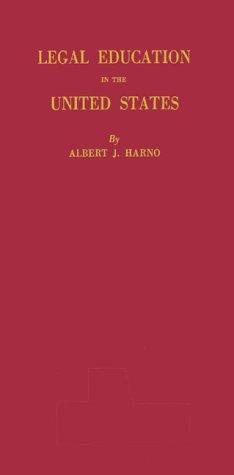 Couverture : Legal education in the United States