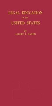 Couverture : Legal education in the United States