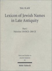 Couverture : Lexicon of Jewish Names in Late Antiquity