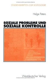 Couverture : Soziale Probleme und soziale Kontrolle