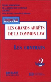Couverture : Grands arrêts, tome 2. Contrats