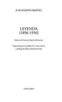 Couverture : Leyenda, 1896-1956