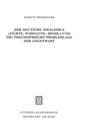 Couverture : Der deutsche Idealismus (Fichte, Schelling, Hegel) und die philosophische Problemlage der Gegenwart