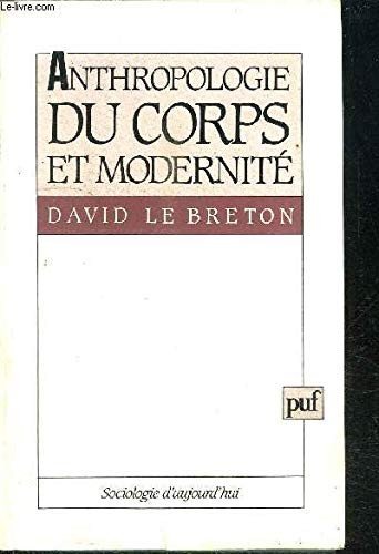Couverture : Anthropologie du corps et modernité