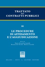 Couverture : Trattato sui contratti pubblici. 3, Le procedure di affidamento e l'aggiudicazione