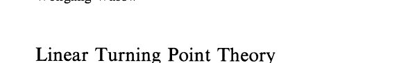 Couverture : Linear turning point theory