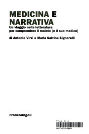 Couverture : Medicina e narrativa