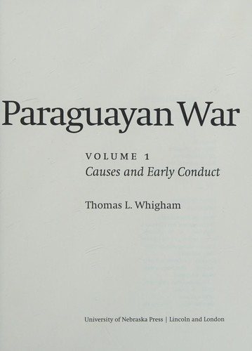 Couverture : The Paraguayan War