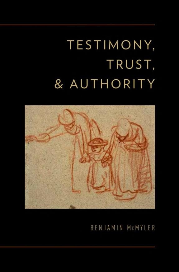 Couverture : Testimony, trust, and authority