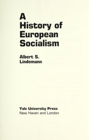 Couverture : A history of European socialism