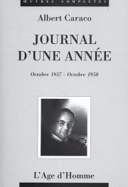 Couverture : Journal d'une année