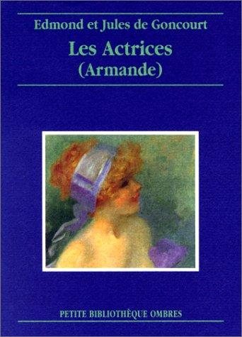 Couverture : Les Actrices (Armande)