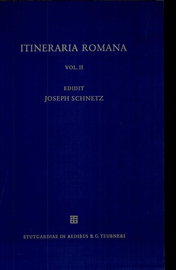 Couverture : Ravennatis anonymi cosmographia et guidonis geographica. Volumen II