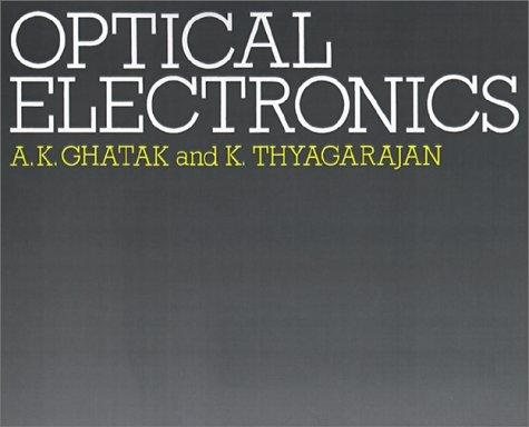 Couverture : Optical electronics