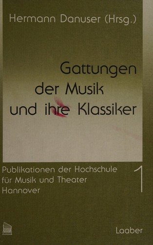 Couverture : Gattungen der Musik und ihre Klassiker