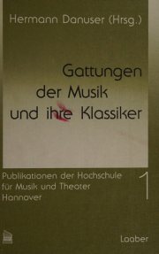 Couverture : Gattungen der Musik und ihre Klassiker