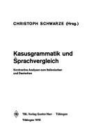 Couverture : Kasusgrammatik und Sprachvergleich