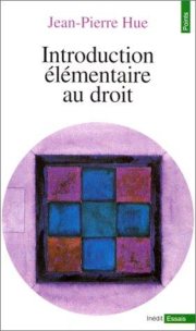 Couverture : Introduction élémentaire au droit