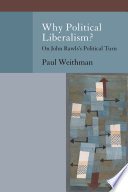 Couverture : Why political liberalism?