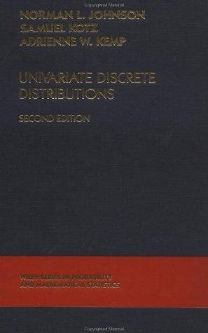 Couverture : Univariate discrete distributions.